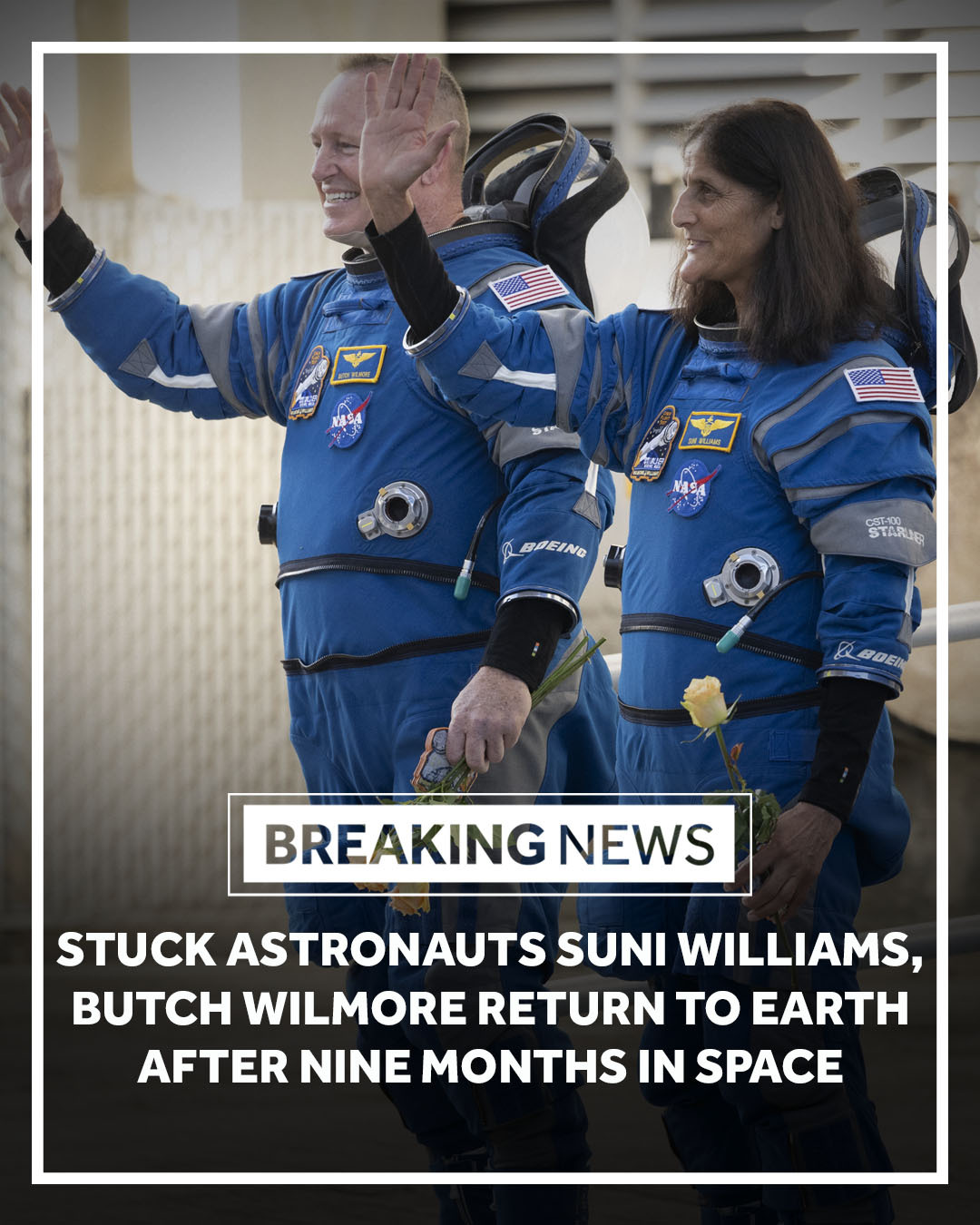 WVTM 13 - BREAKING: Stuck astronauts Suni Williams and... | Facebook
