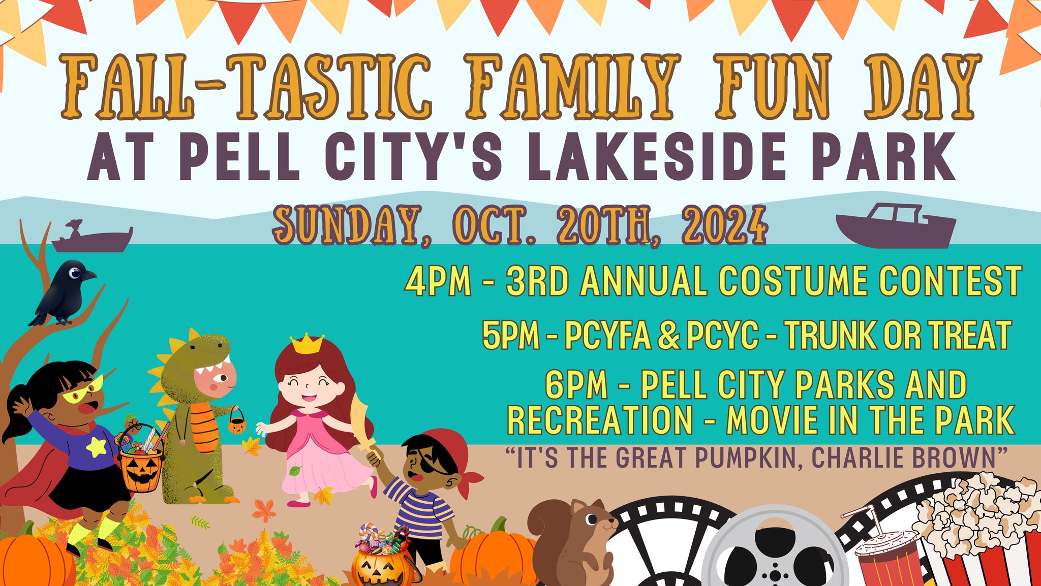 Fall-tastic Family Fun Day @ Pell City's Lakeside Park