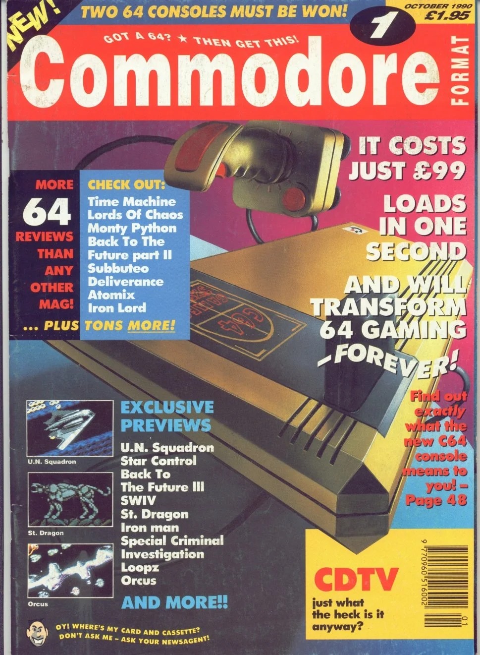 Commodore Format magazine and its covertapes