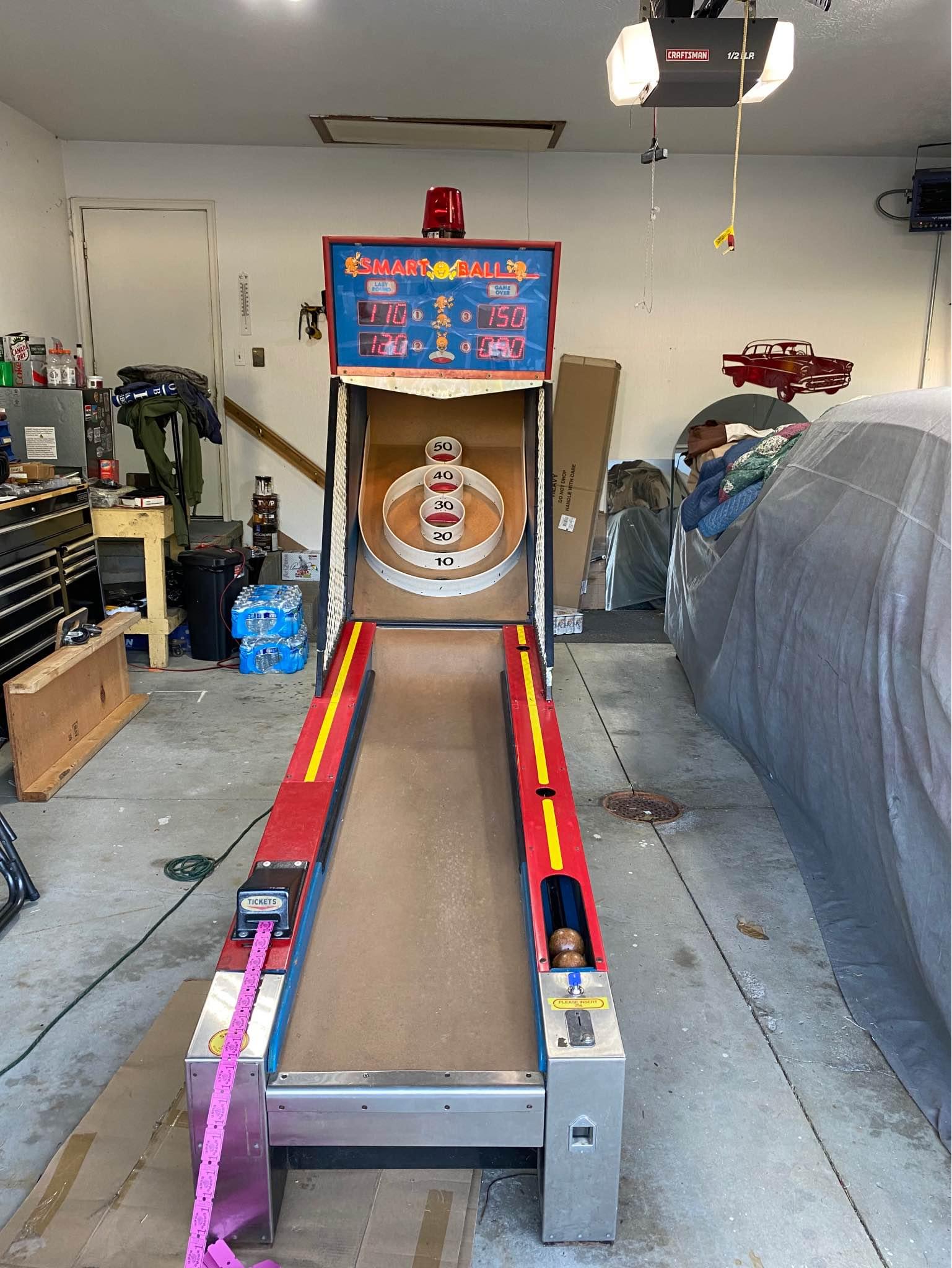 Skeeball smart ball arcade game machine Rare 4 player version - Slot ...