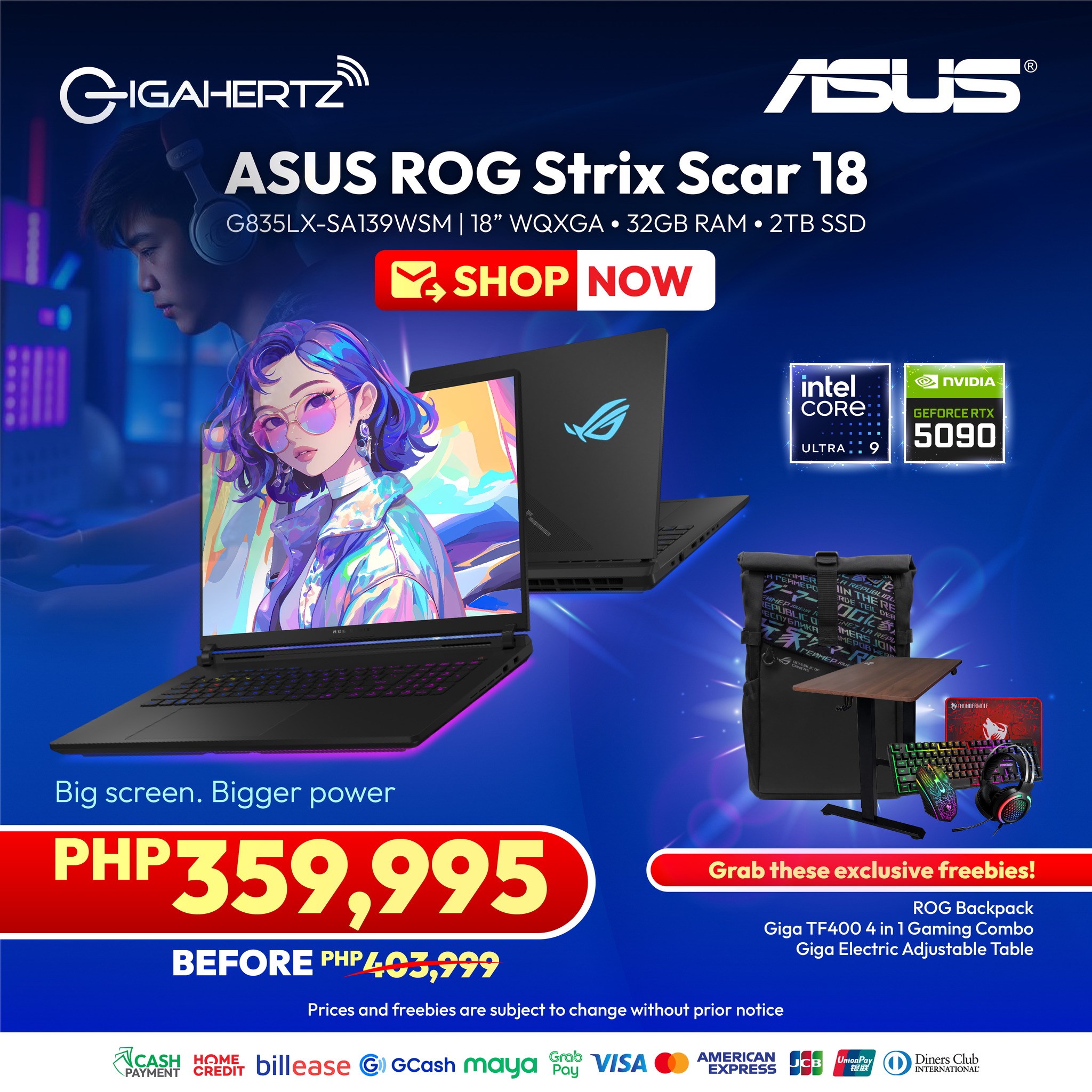 GigaHertz - Grab the ASUS ROG Strix Scar 18 for 44K OFF with exclusive ...