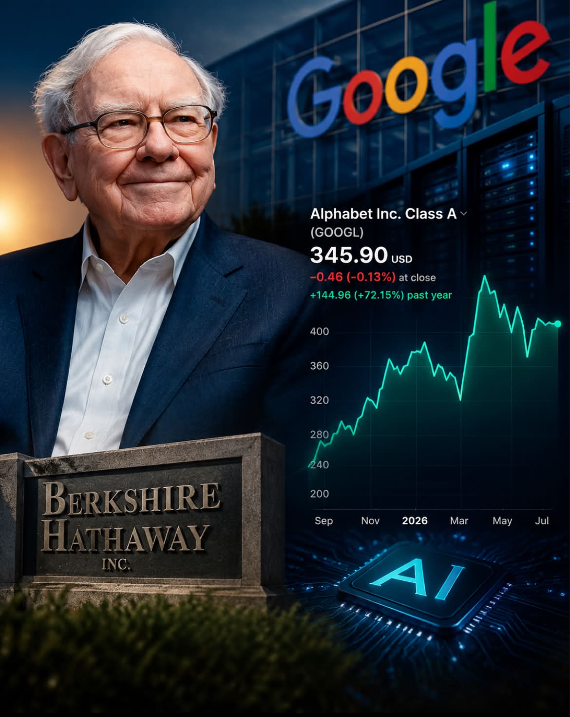 BREAKING: Berkshire Hathaway's Q2 portfolio filing with the SEC
