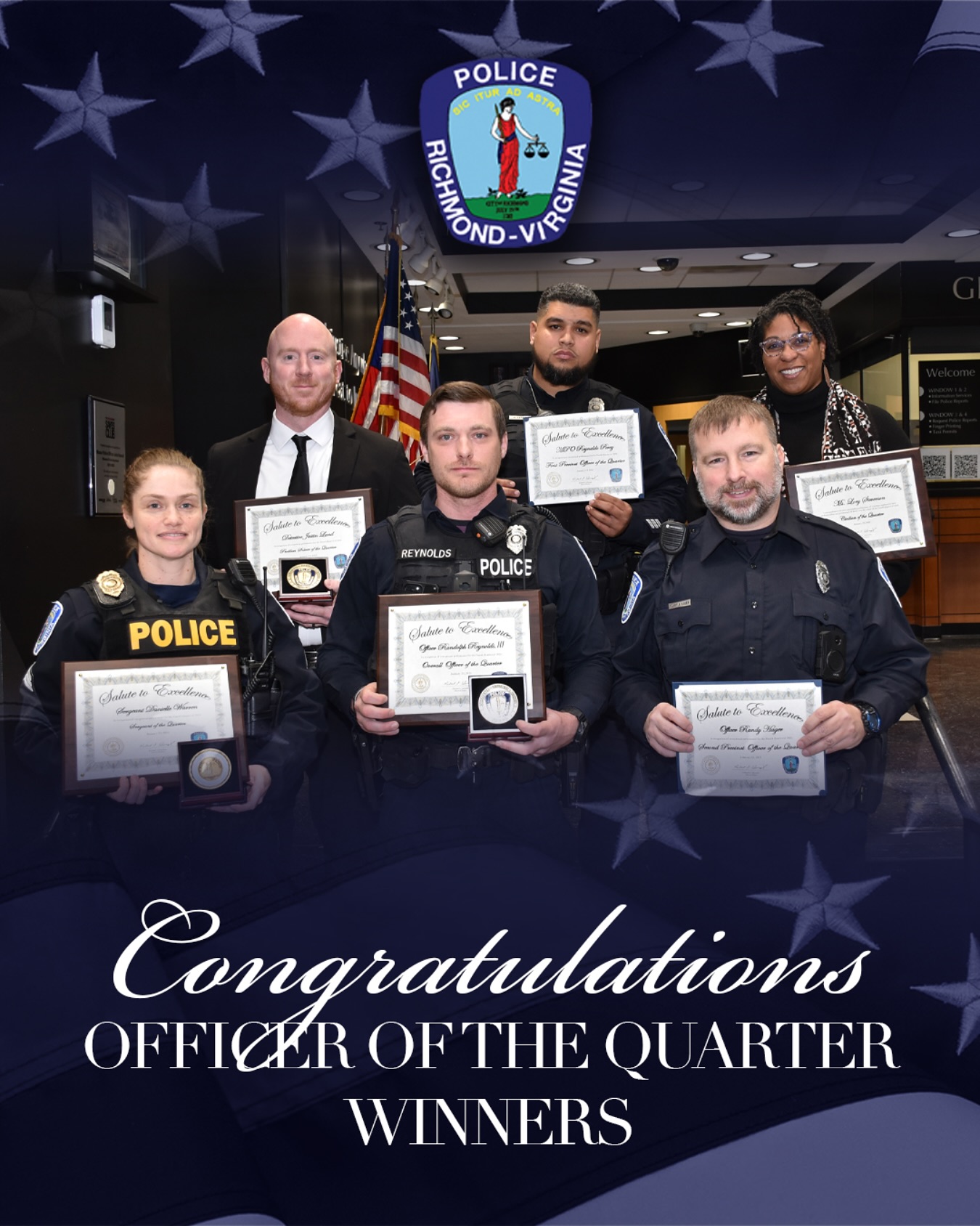 Richmond - 🏆 We recently honored our Officers, Sergeant, Problem Solver ...