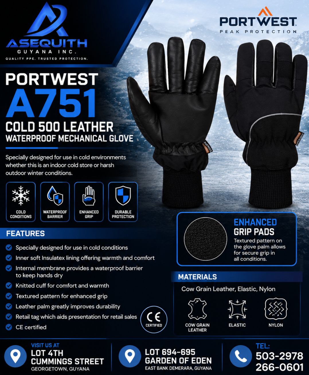Keep your hands protected in the toughest cold conditions with the