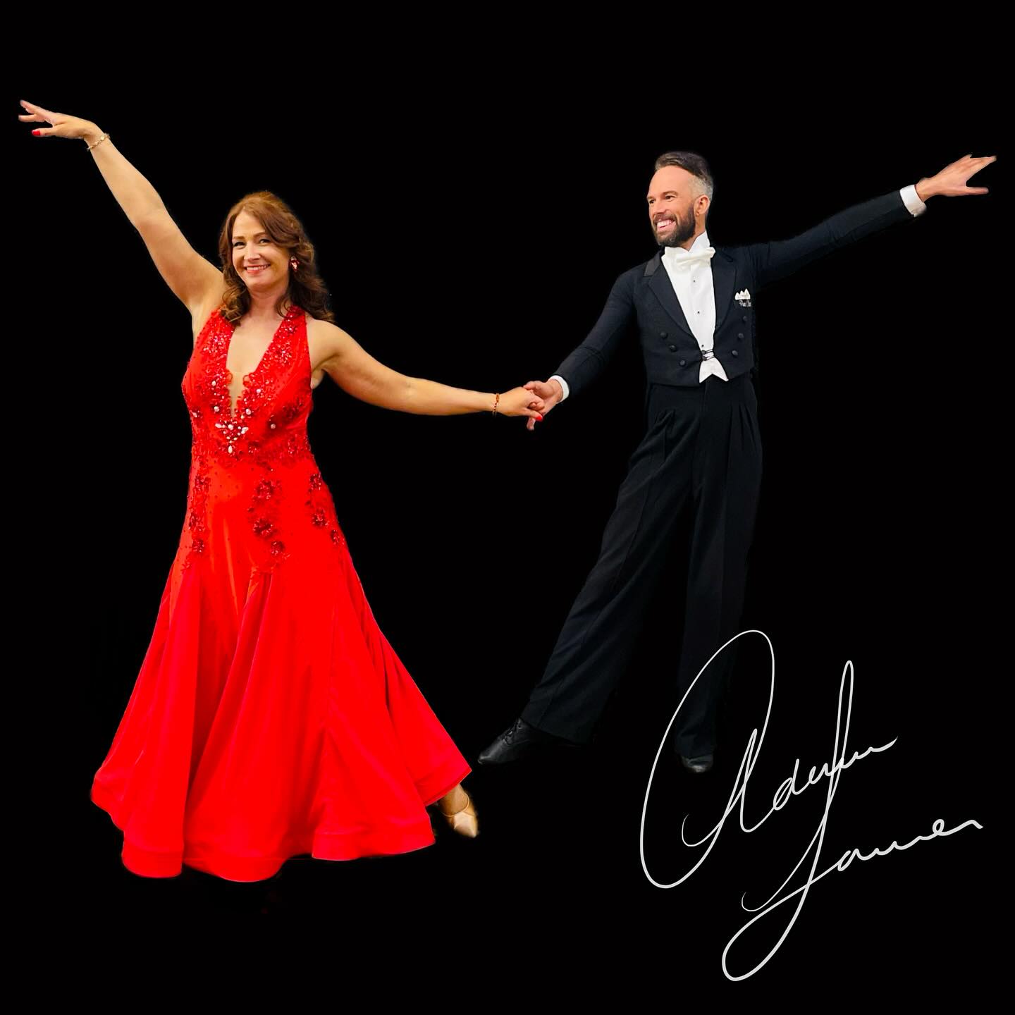 christmas ballroom dress Absolutely loved creating this from scratch for one of our fab experienced dancers for Strictly Christmas! Built on a leotard with red Lycra and red chiffon godets! The lace appliqués Red dress