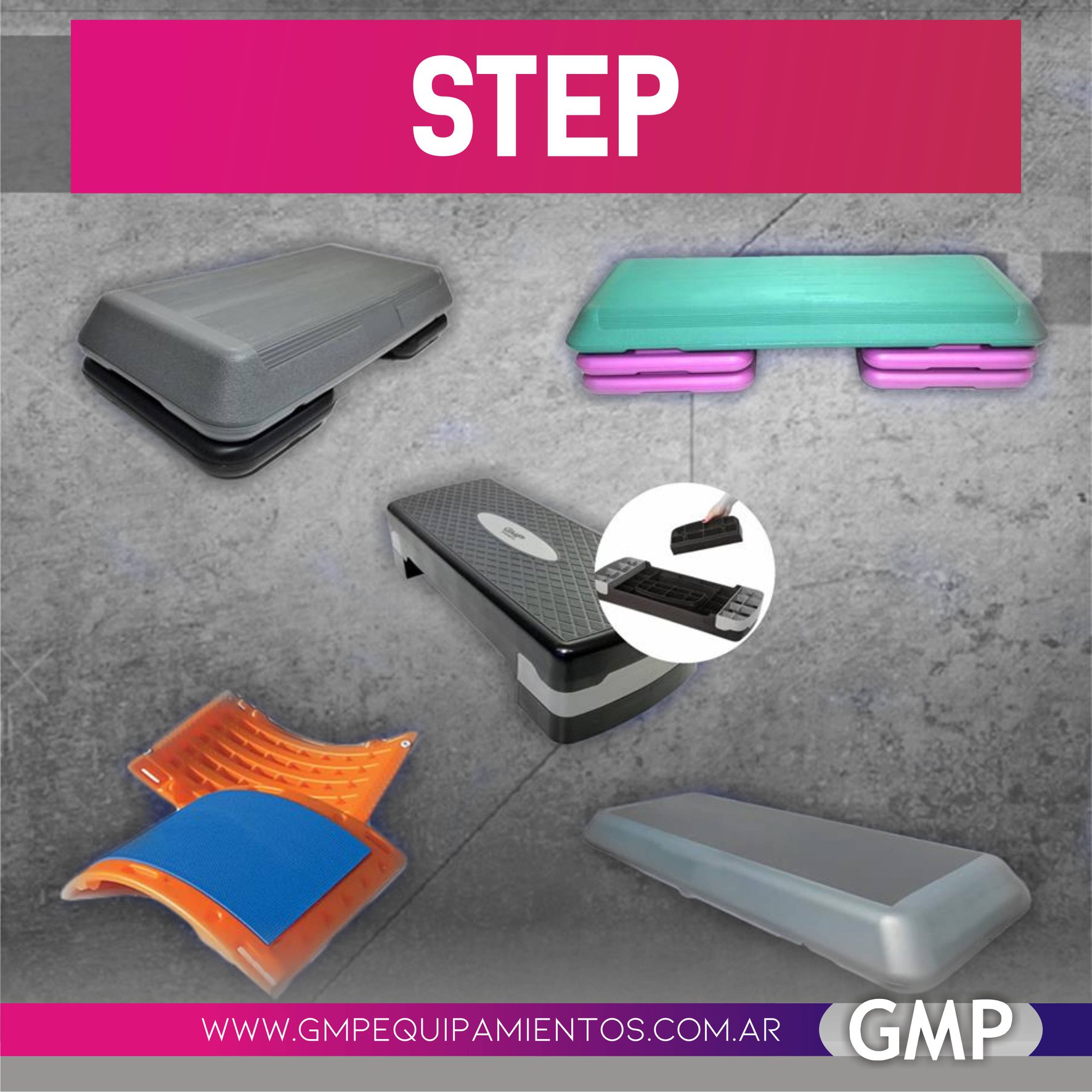 💎 STEP - Diferentes modelos. Conseguí... - Gmp Equipamientos