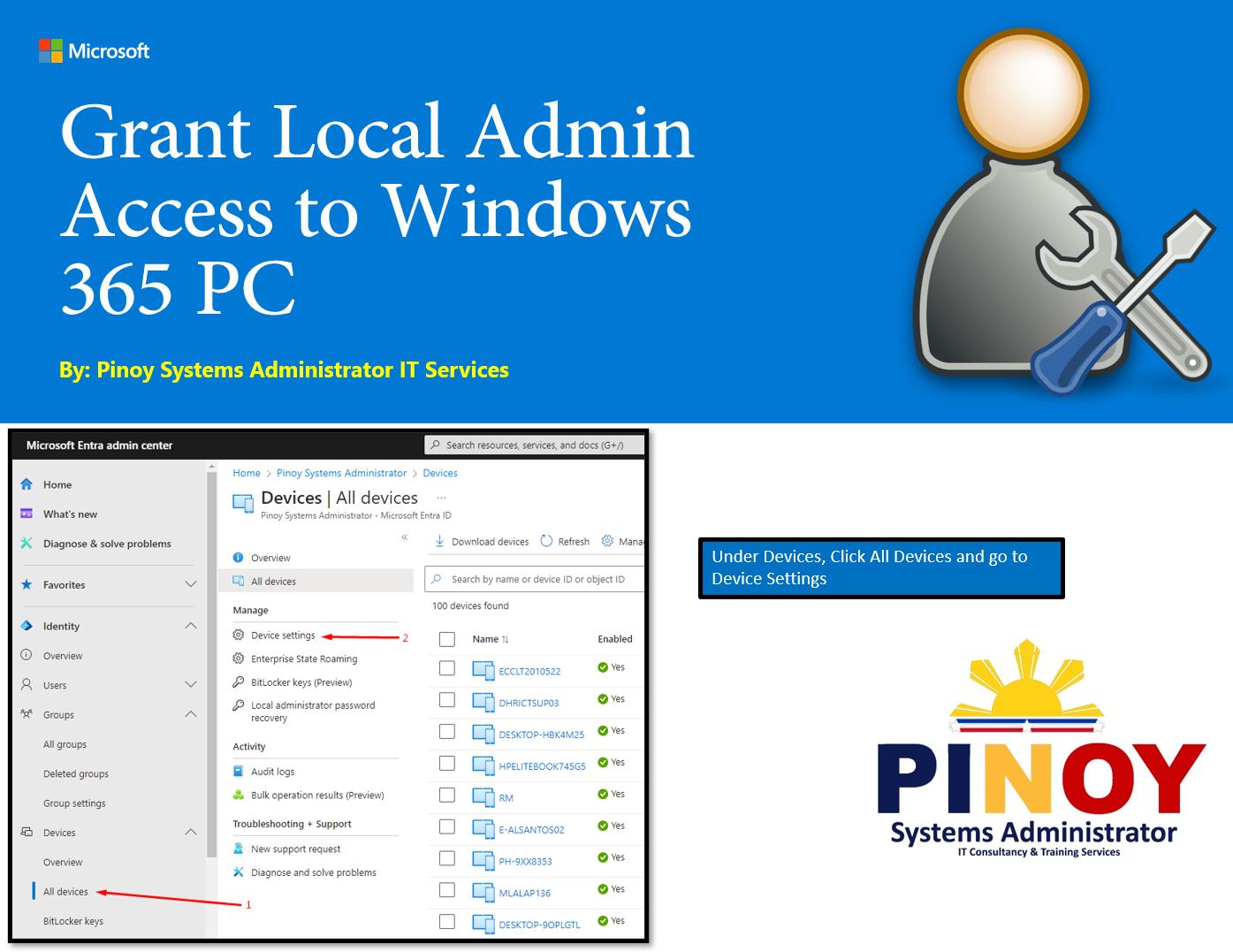How to Grant Local Admin... - Pinoy Systems Administrator