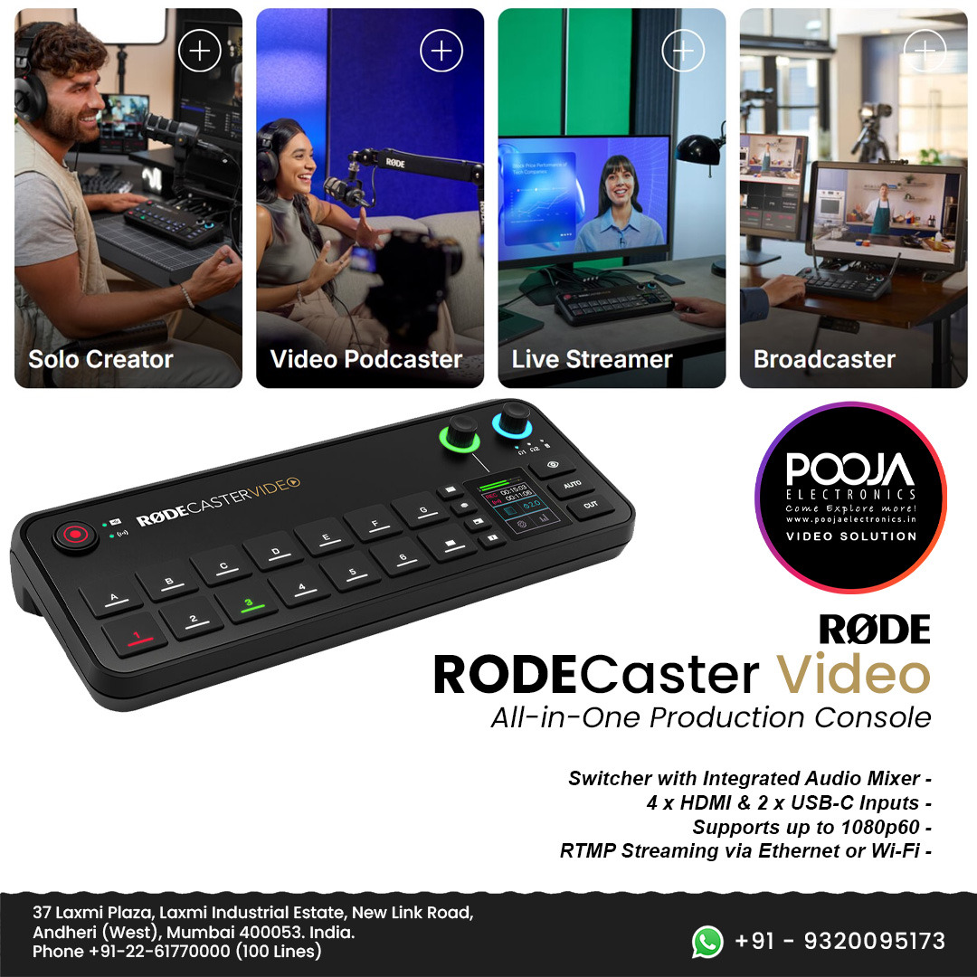 Pooja - 🎥 Imagine having a complete production studio right at your ...