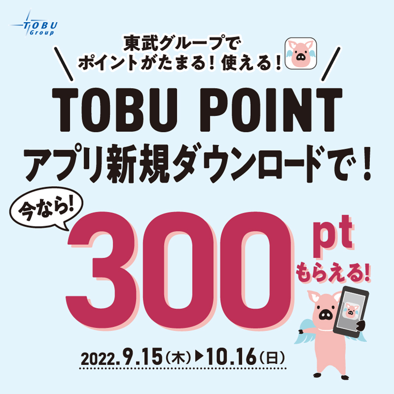 東武グループポイントお買い物券10,000円分 TOBU POINT 5周年大感謝祭