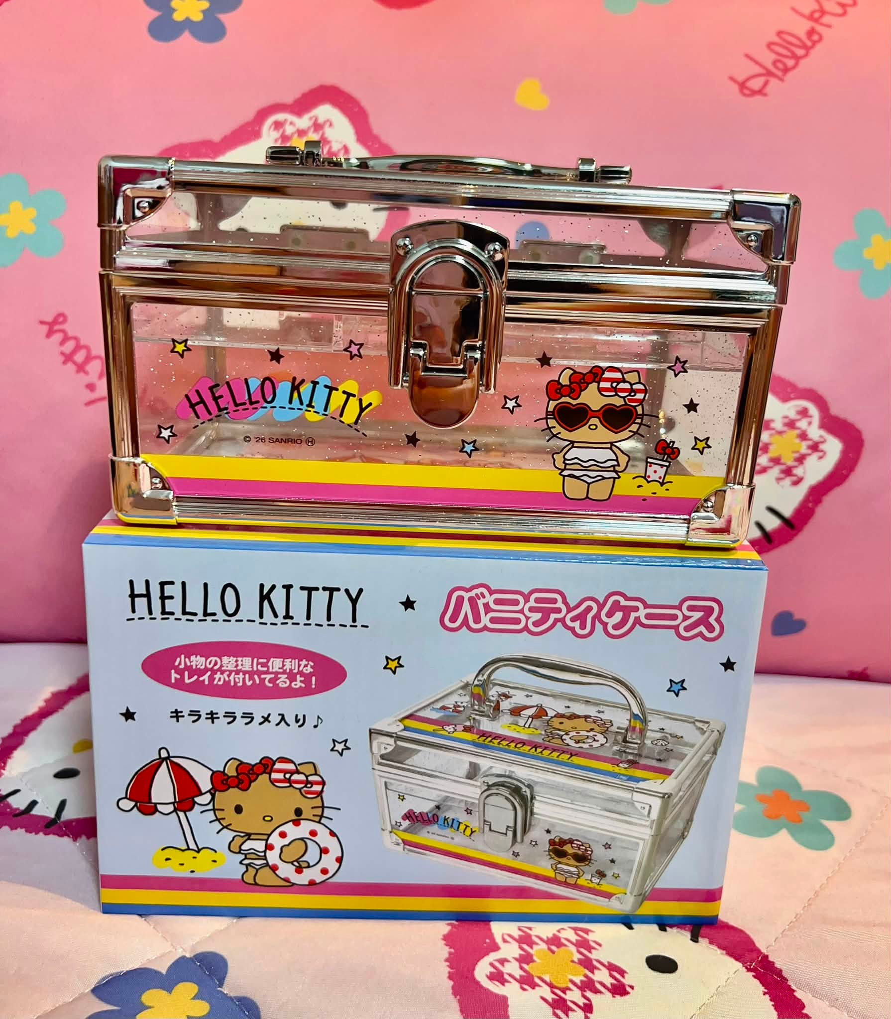 Hello Kitty Suntan Girl Storage Box & Charm💖