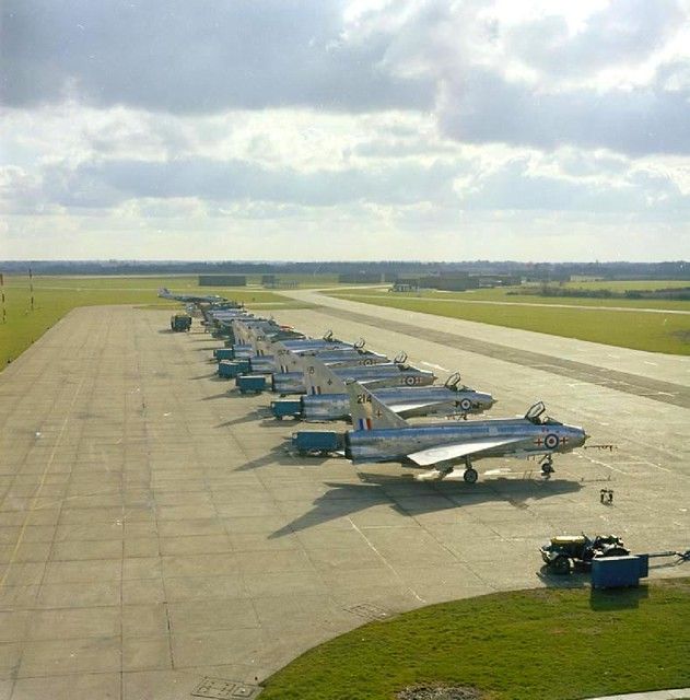 The Aviation - English Electric Lightnings at RAF Coltishall, Norfolk ...
