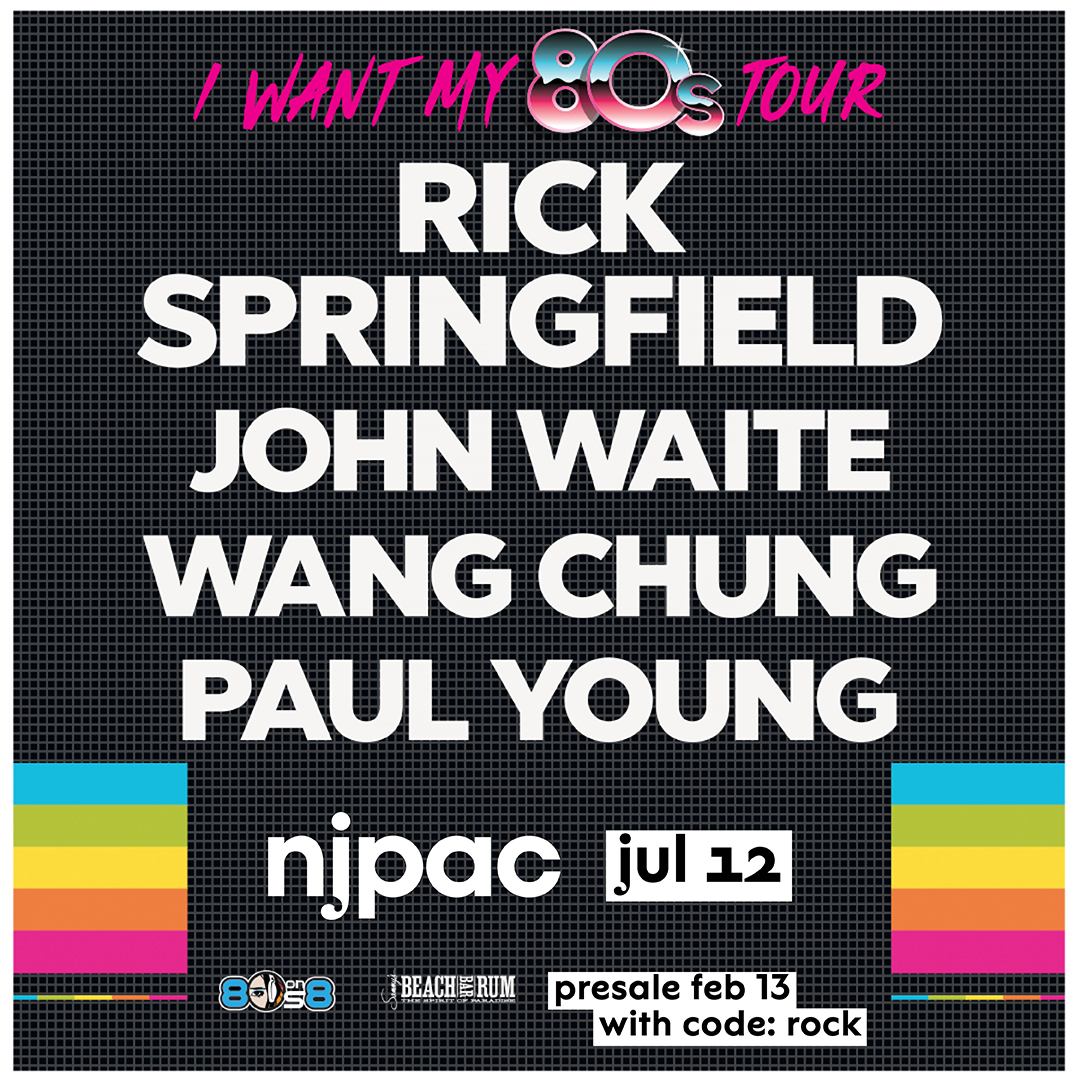 Hey DC! Rick Springfield returns to Wolf Trap this summer on July