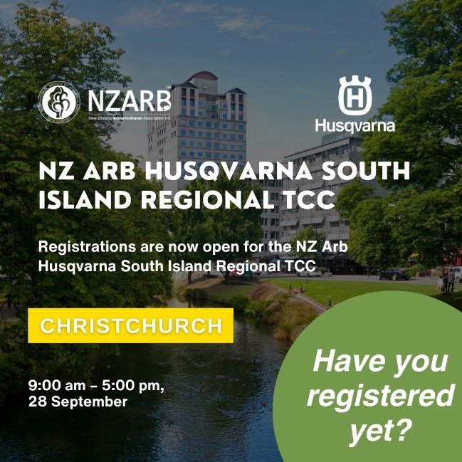 NZ Arb Husqvarna South Island Regional Tree Climbing Competition 2024