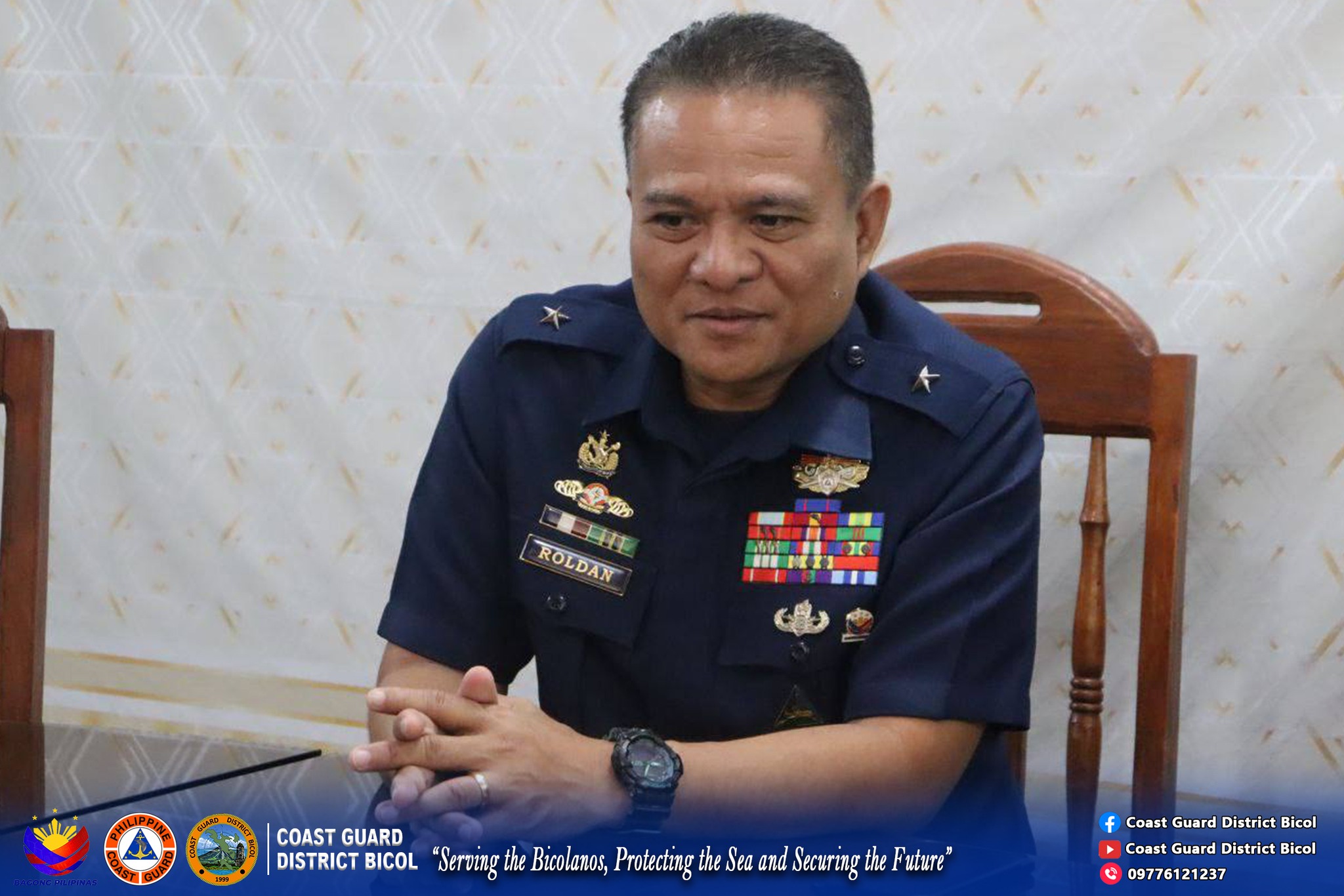 ICYMI: Commodore Ivan Roldan... - Coast Guard District Bicol | Facebook