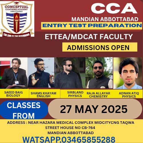 Conceptual Coaching Academy | Abbottabad Lines