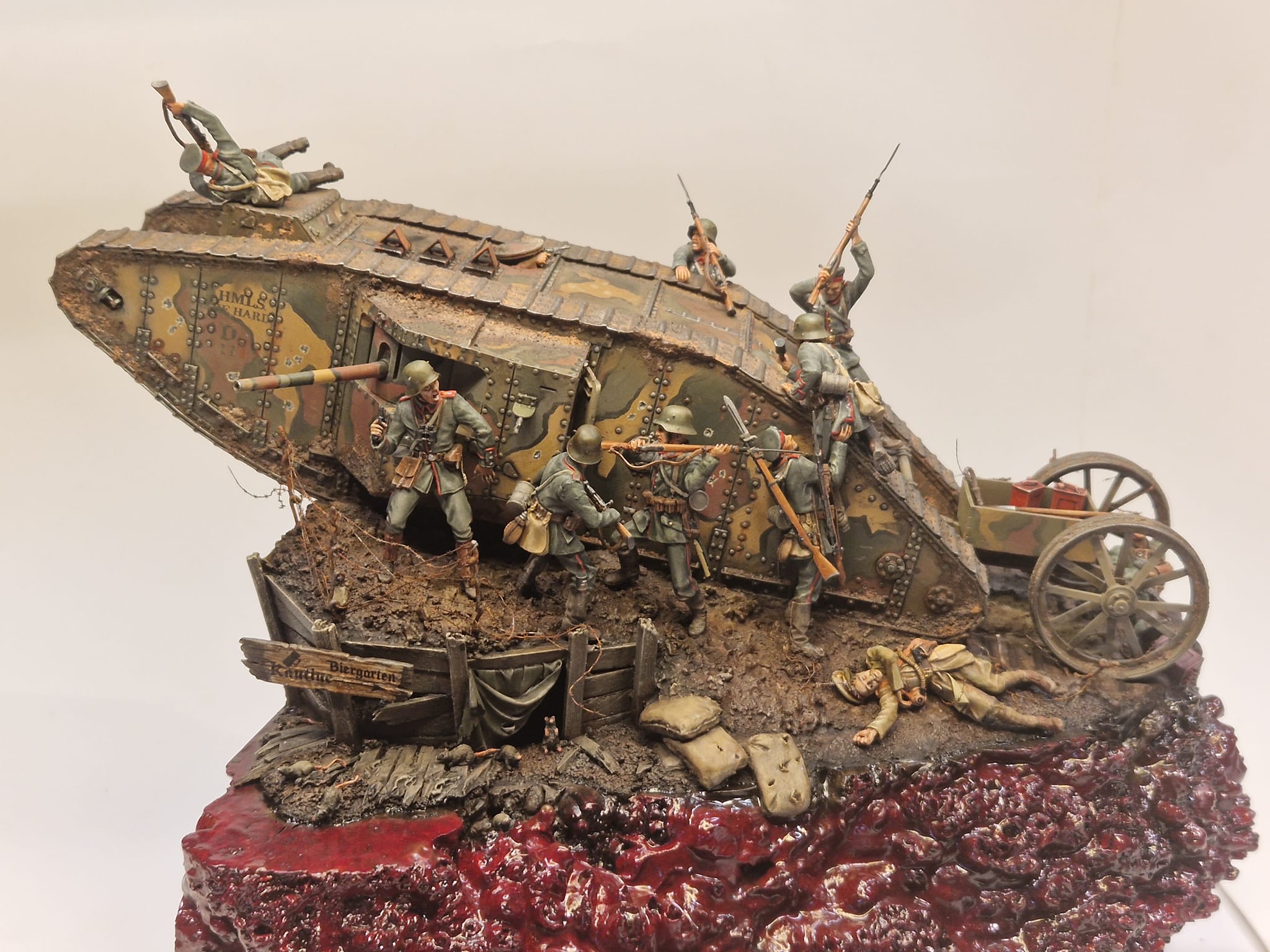 Andrea Miniaturas 1:32 scale tank diorama