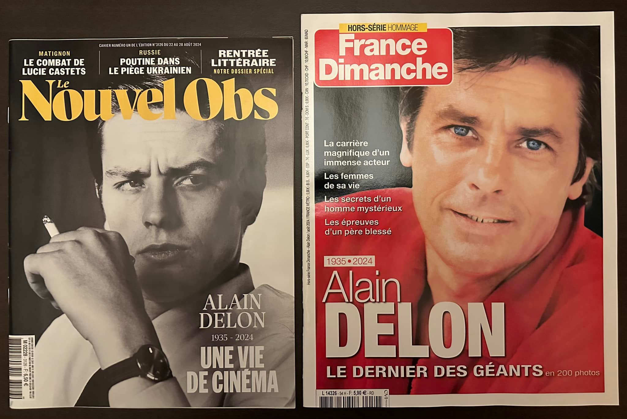フランスからドロンさんの追悼雑誌お... - ALAIN DELON 