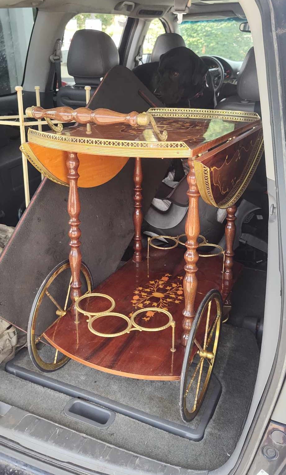 Vintage italian bar cart find