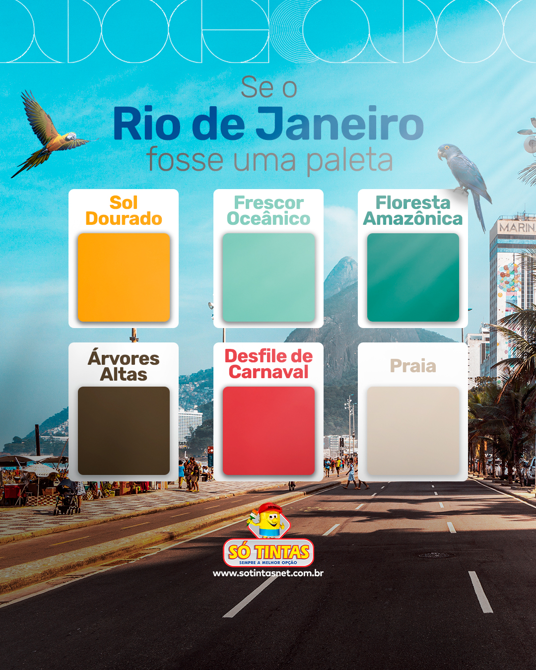 Só - Já imaginou pintar os ambientes com tons que capturam a essência ...
