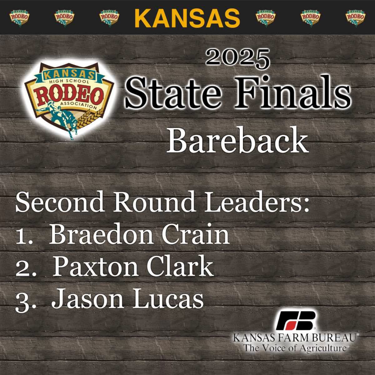 Kansas High School... - Kansas High School Rodeo Association