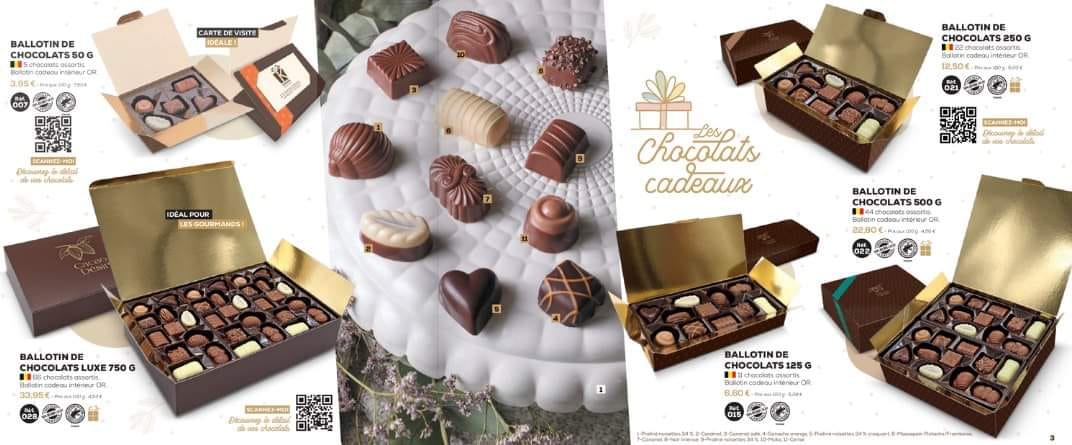 chocolat et confiseries de chez kadodis
