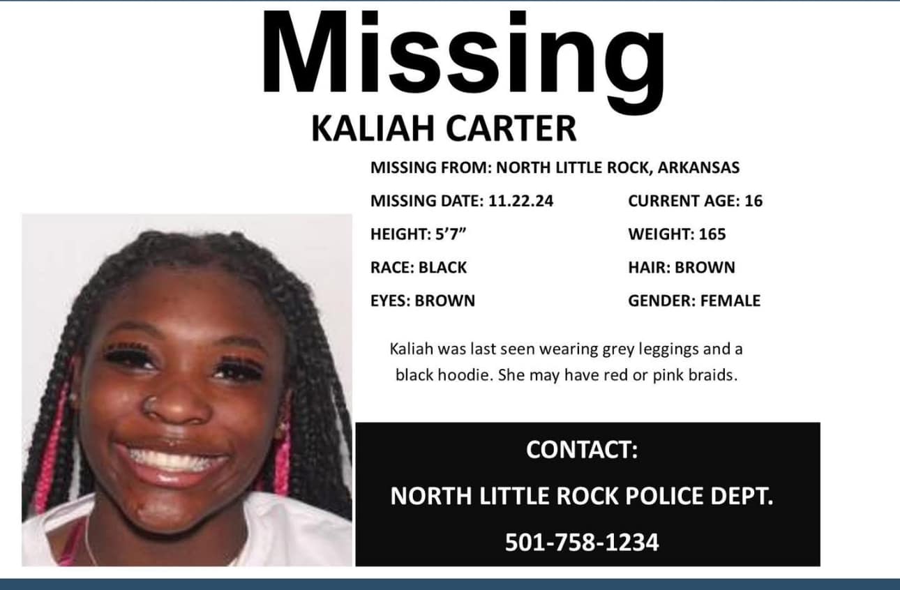 The Heat - Update: She Has Been Found MISSING: Kaliah Carter ...