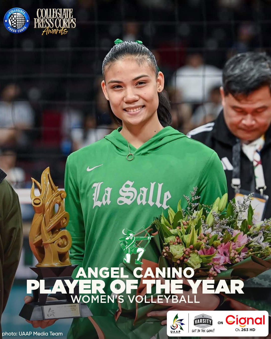Presenting the athlete who brought the DLSU Lady Spikers to their