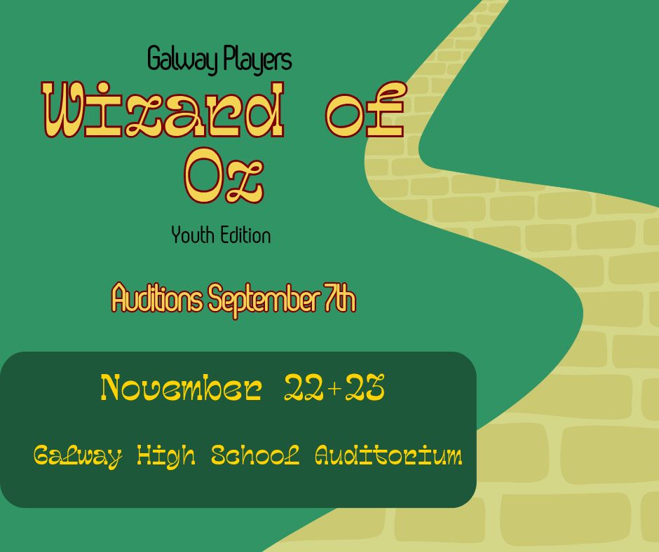 Galway - 🌈Galway Players Community Theater is thrilled to announce our ...