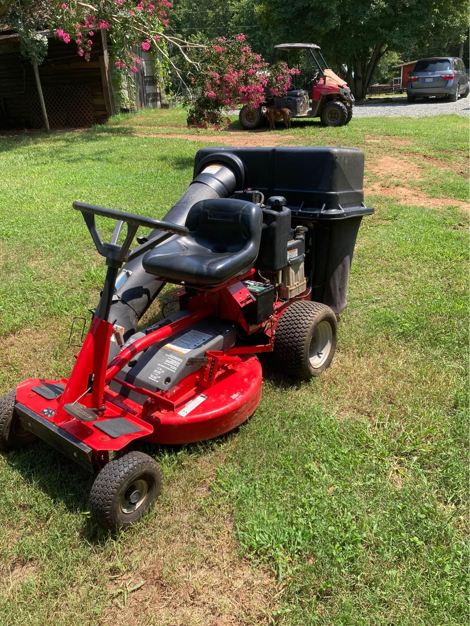 Rear Engine Mower With Bagger Zero Turn Small Riding Mower With Bagger