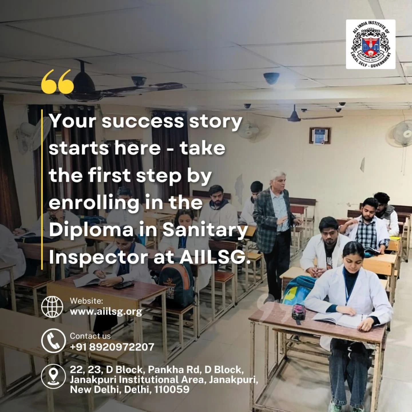 Sanitary Inspector's Diploma Course- Delhi Regional Centre