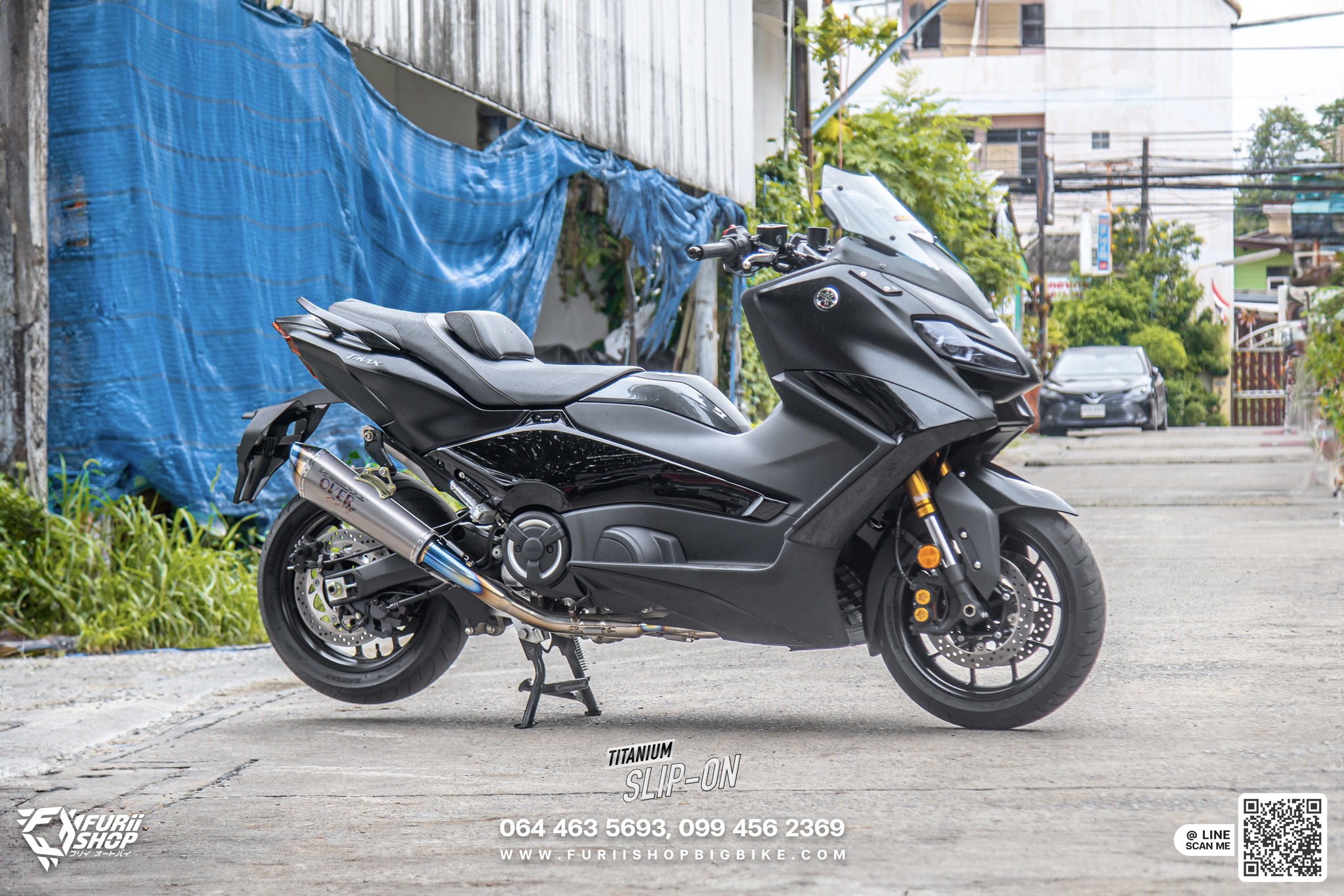 🇯🇵 ท่อ OVER Racing TT-Formula RS Pro Slip-On for #Yamaha