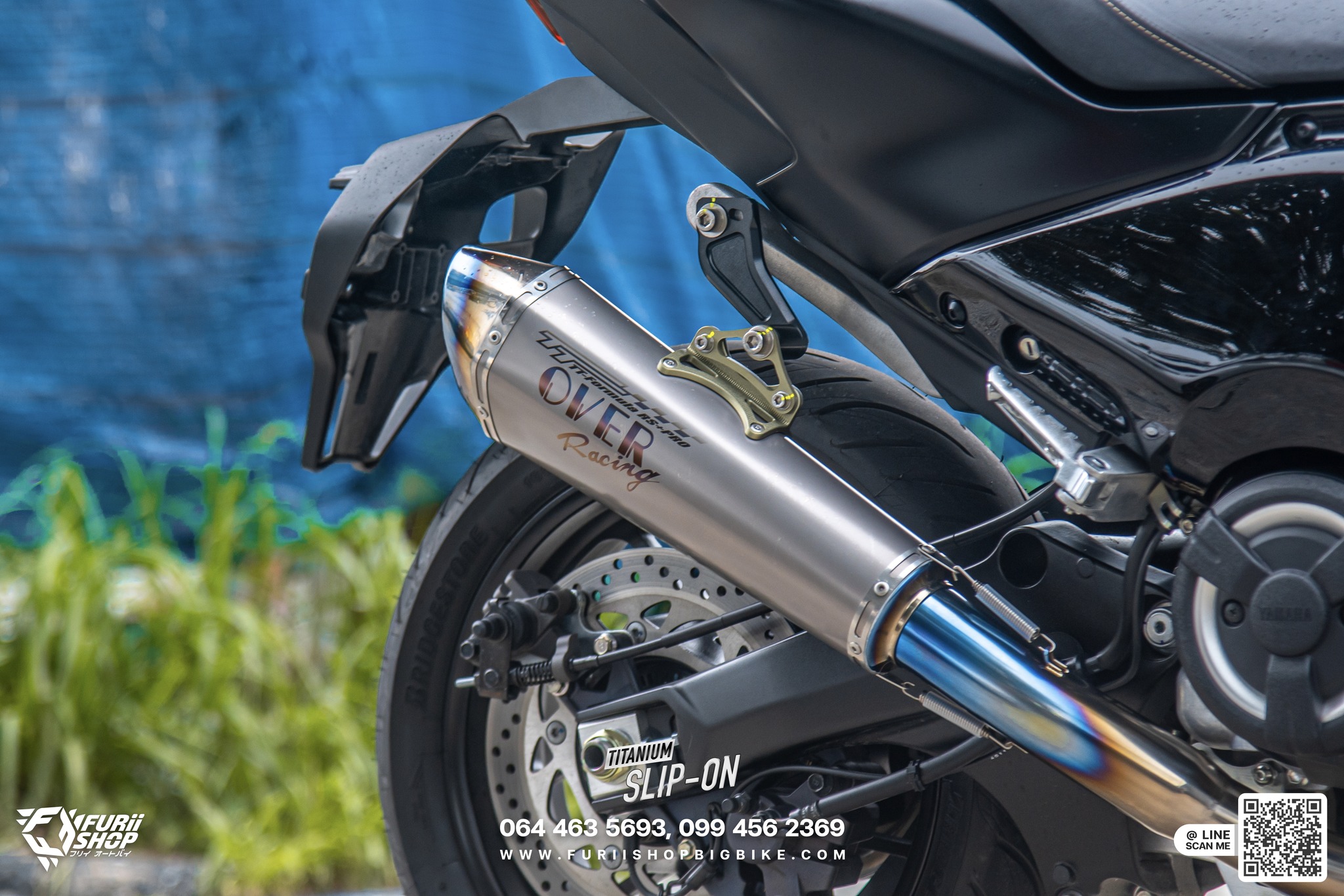 🇯🇵 ท่อ OVER Racing TT-Formula RS Pro Slip-On for #Yamaha
