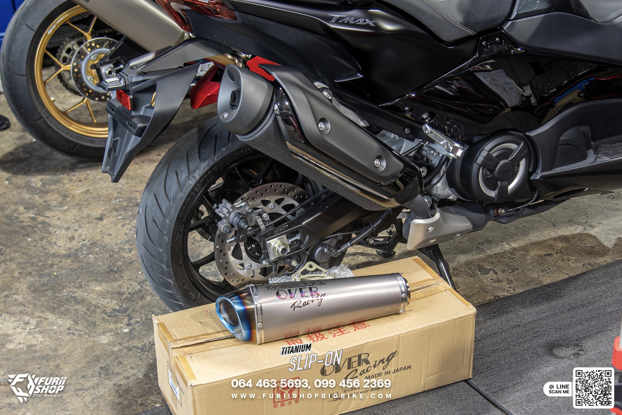 🇯🇵 ท่อ OVER Racing TT-Formula RS Pro Slip-On for #Yamaha