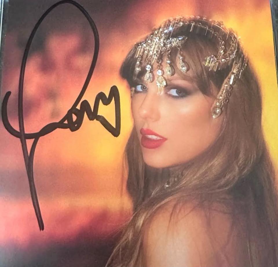 Taylor Swift signed album and art card inserts available