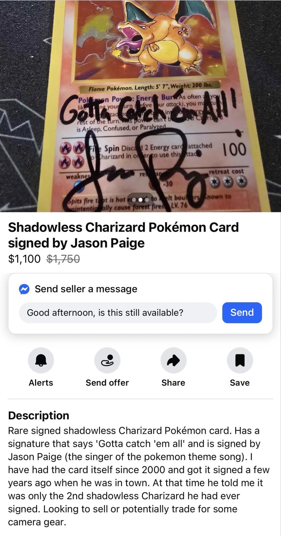 jason paige pokemon card value A PSA JP Original Autographed V-Card Jason Paige PokeSnack PSA Slabbed