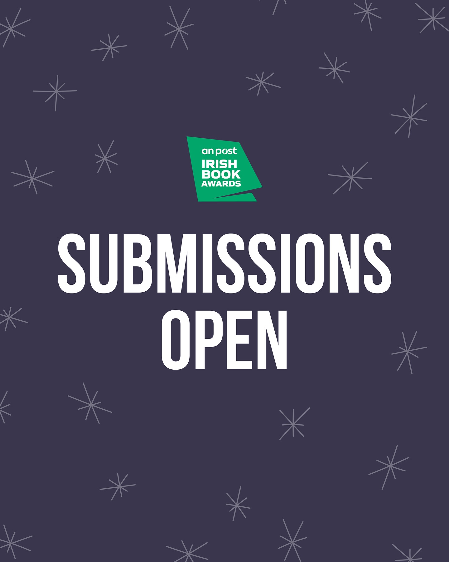 Submissions are now OPEN for... - An Post Irish Book Awards | Facebook