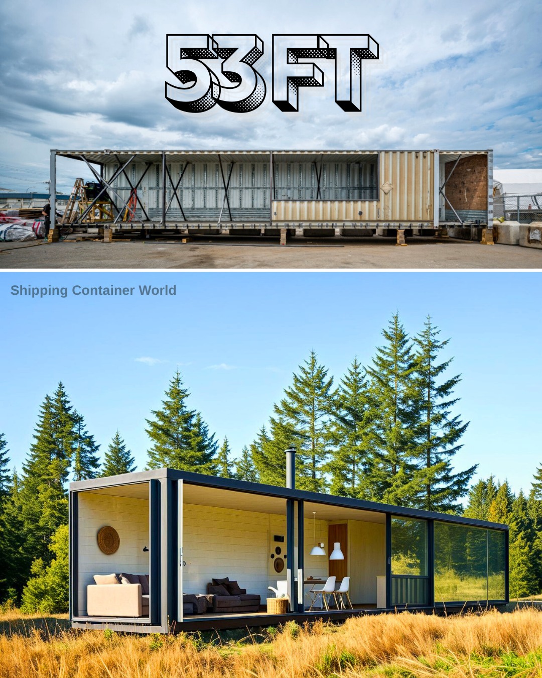 Shipping - So… turning a shipping container into a spacious home ...
