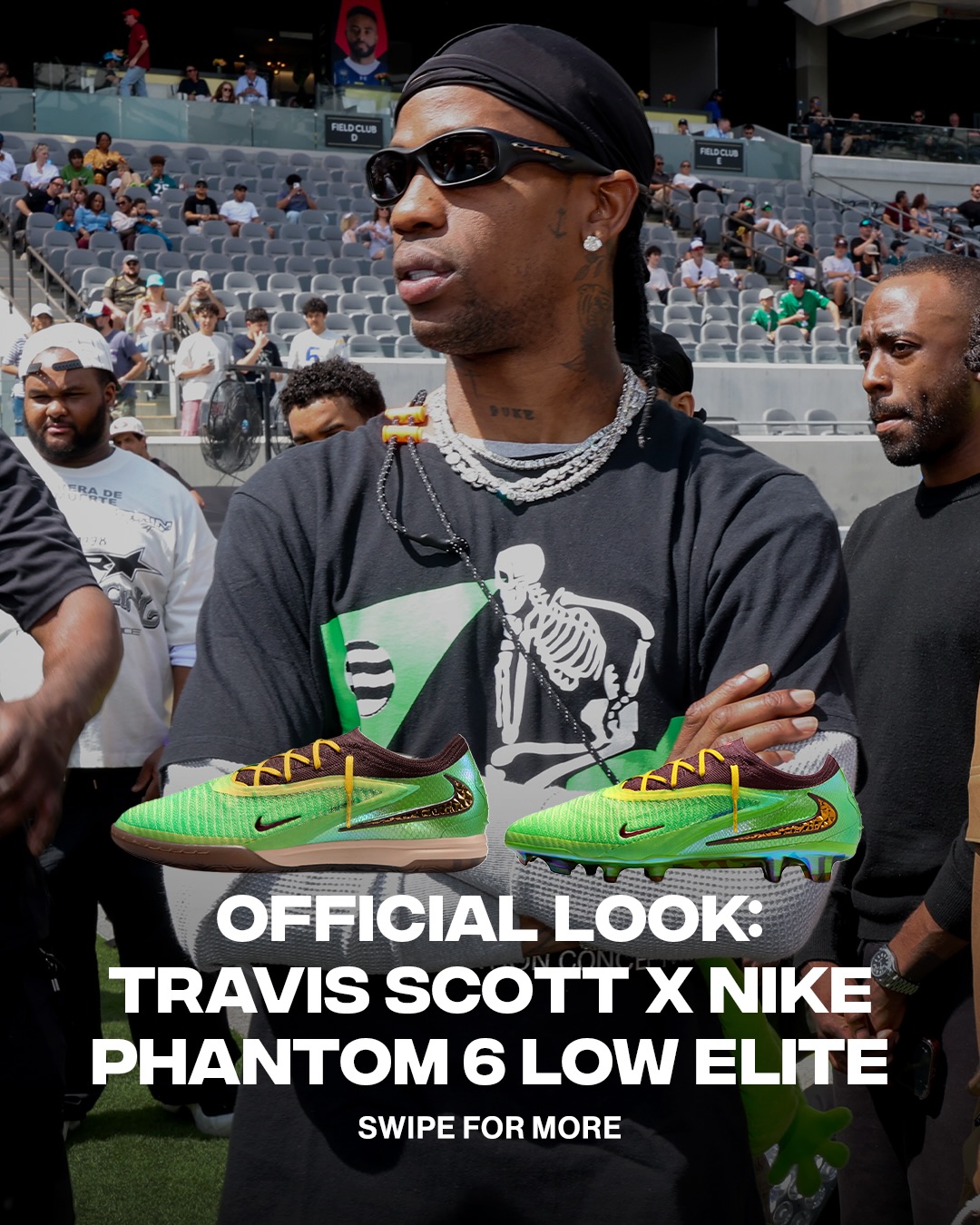 Travis Scott×Nike Phantom 6 Low Elite Official images of the Travis Scott x Nike Phantom 6 Low Elite