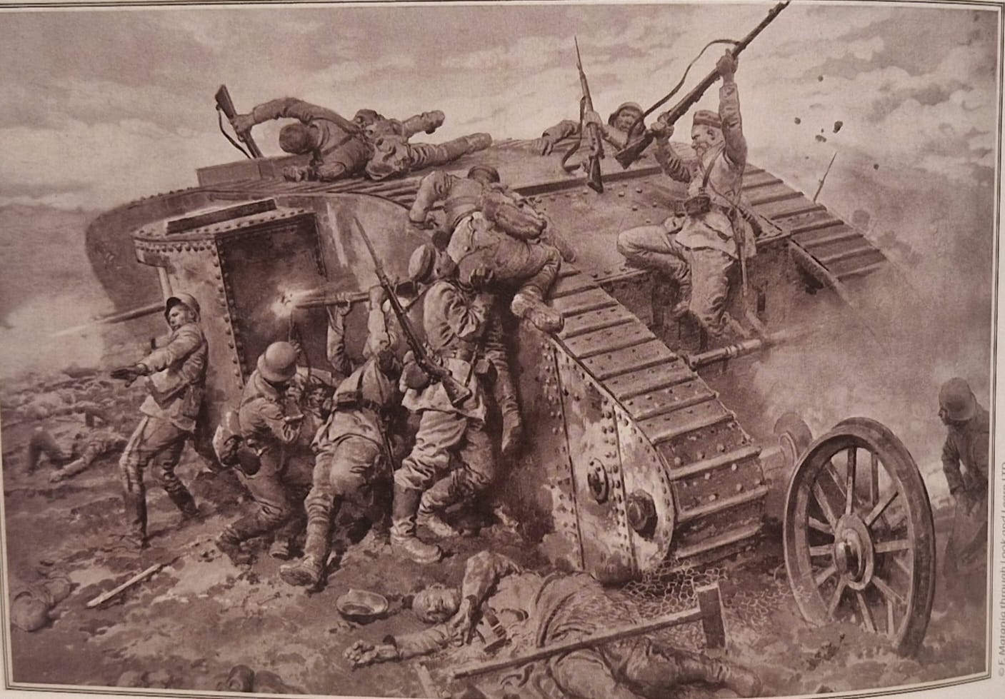 Andrea Miniaturas 1:32 scale tank diorama