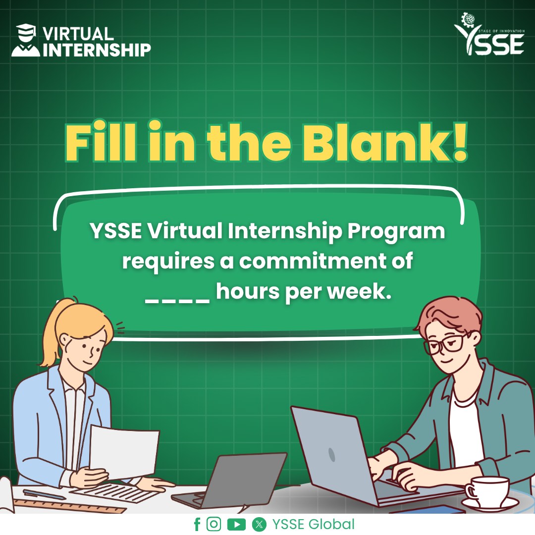Youth - 𝗟𝗮𝘀𝘁 𝗗𝗮𝘆: 𝗙𝗶𝗹𝗹 𝗶𝗻 𝘁𝗵𝗲 𝗯𝗹𝗮𝗻𝗸 ⏳ 𝗤: YSSE Virtual Internship ...