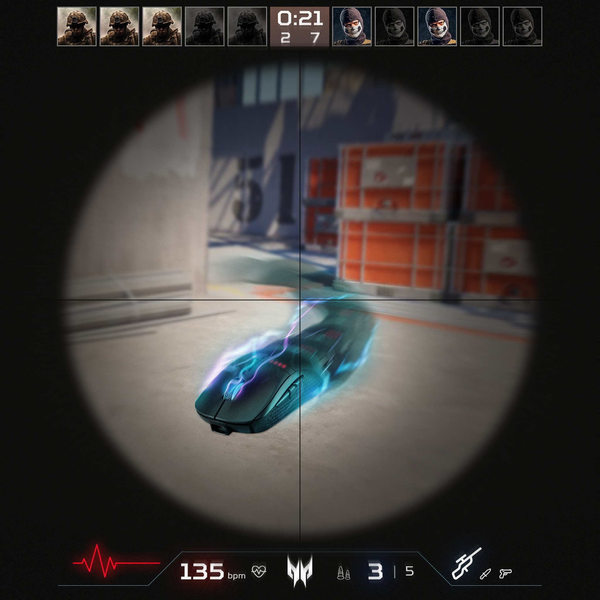 Predator - Built to frag, own the round. The Predator Cestus 350 ...