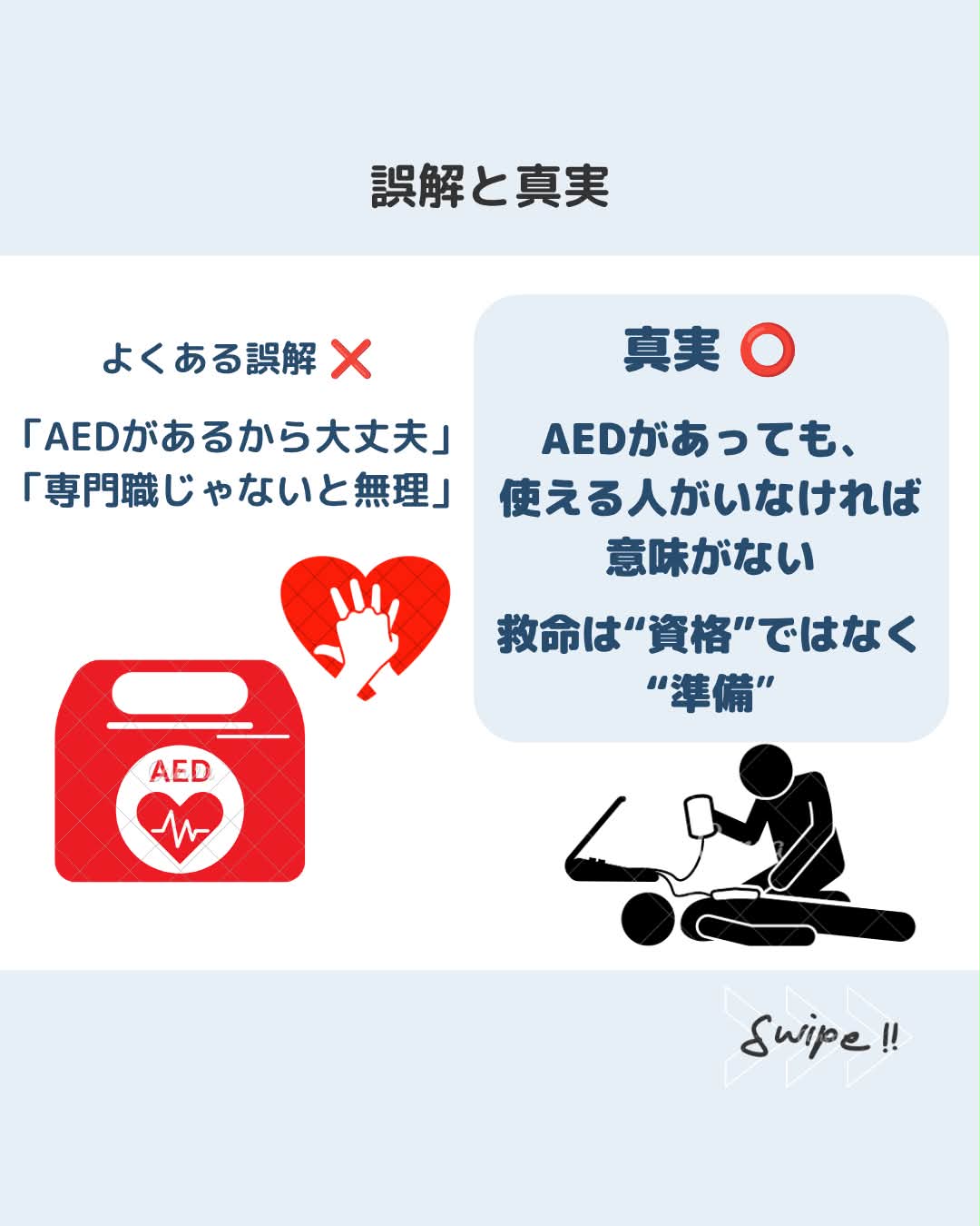 aed 誤解