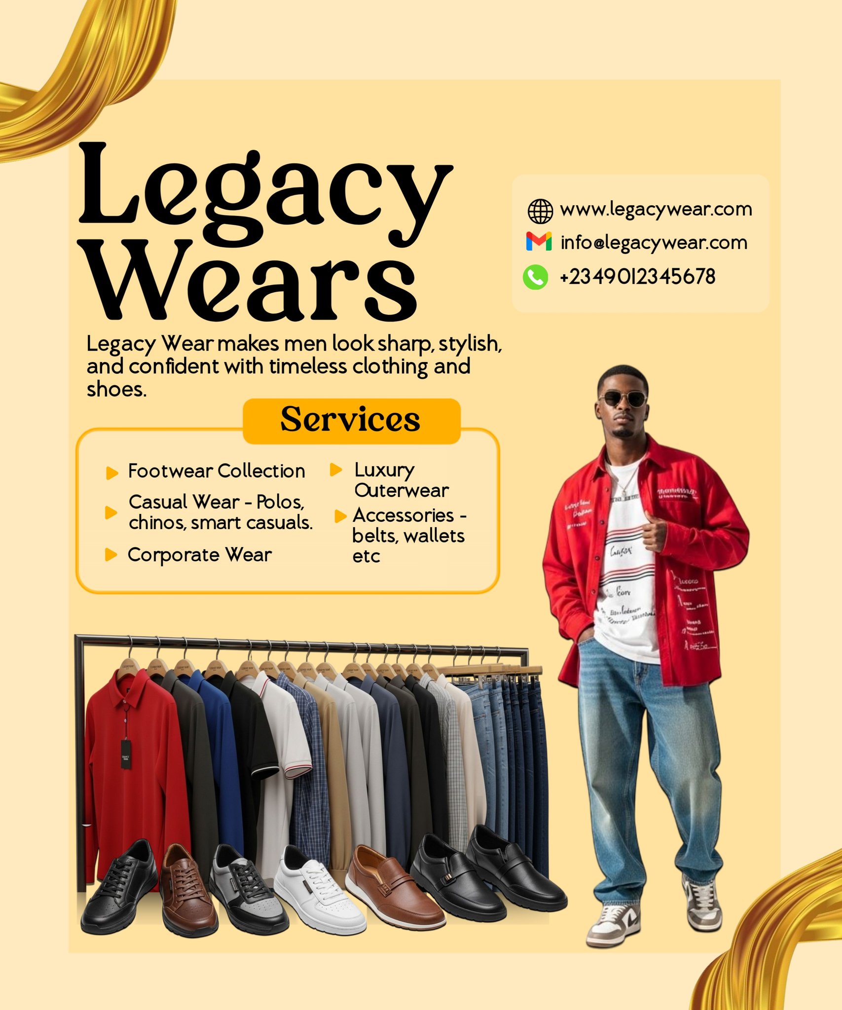 Designing a brand identity for Legacy Wears
