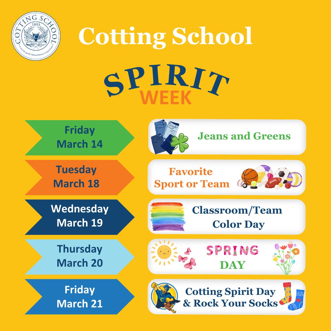 Cotting - Spirit week starts tomorrow! Get creative and show your ...