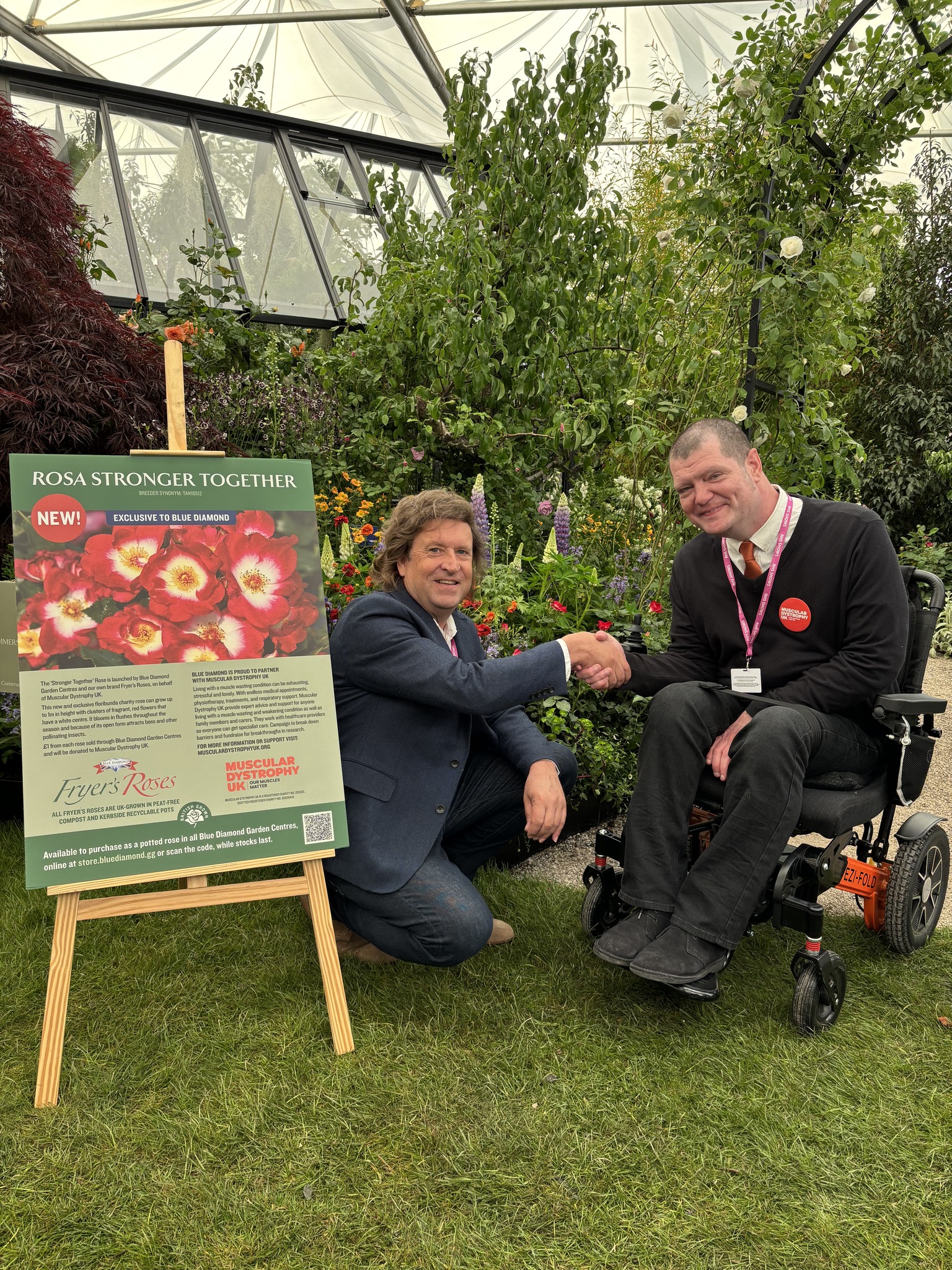 Today, our new charity rose... - Muscular Dystrophy UK | Facebook