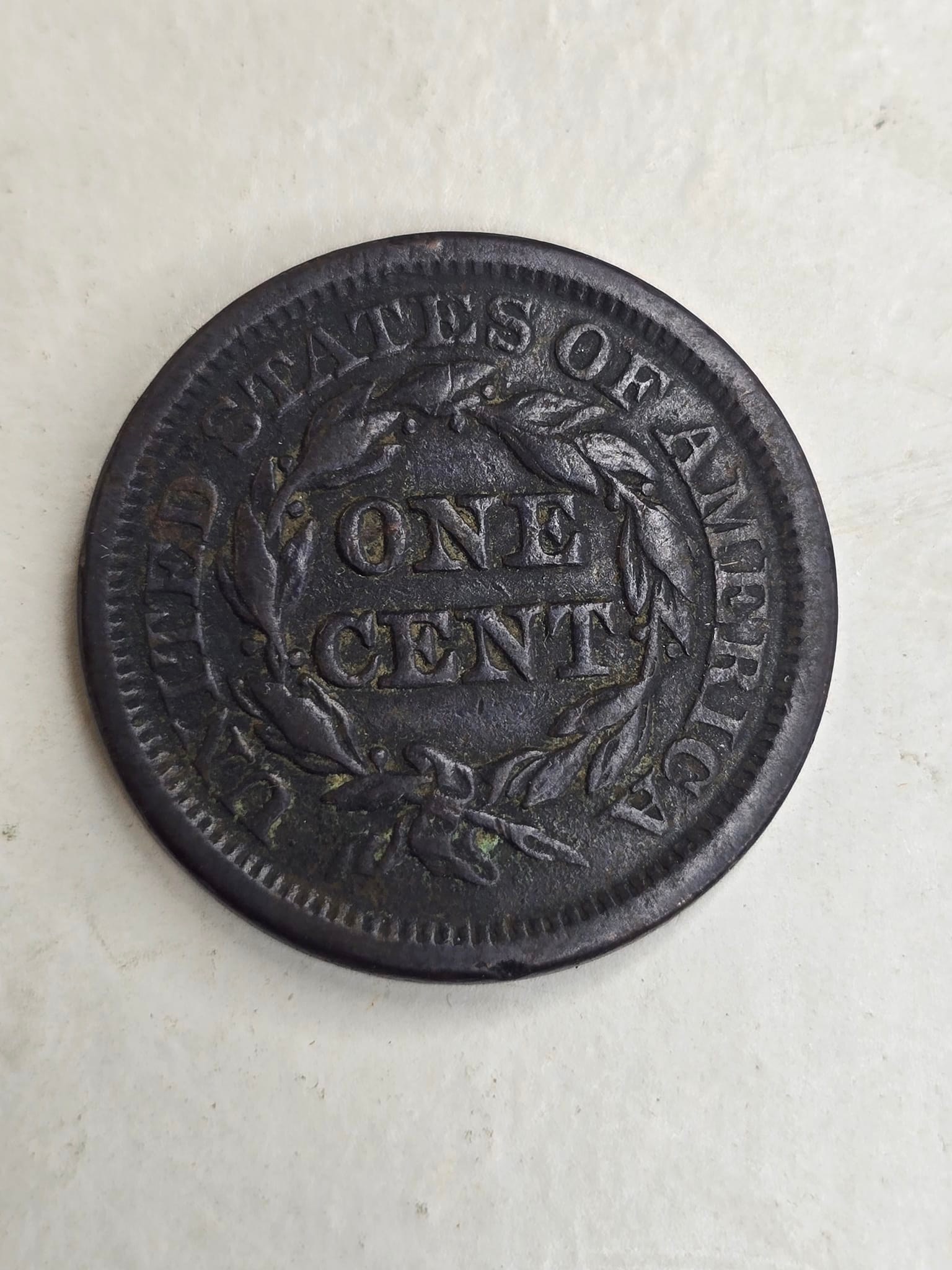 1846 large cent No mint mark. Don't know what else to say about it