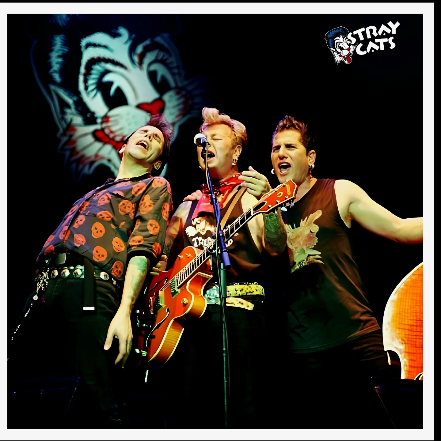On this day , 1998, Brian Setzer leading the swing revival at the 