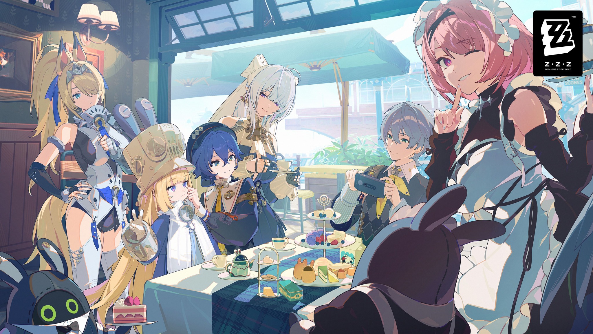 Happy ZZZ 2nd Anniversary! Official art