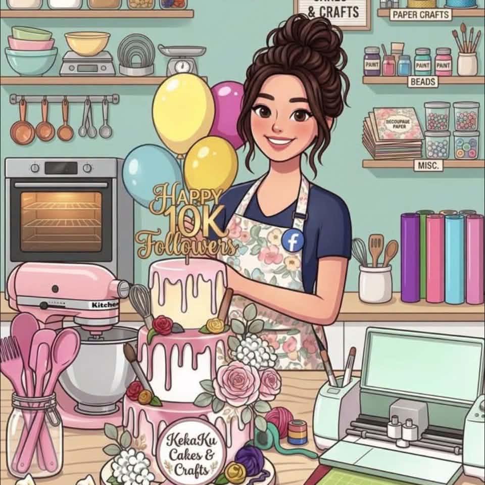 Cricut Tutorial - 3D Ribbon Project 🎀 | KekaKu Cakes