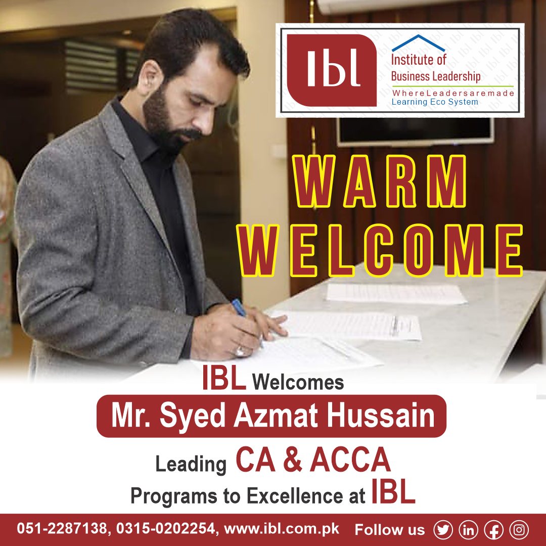 Institute - 📢 Exciting News! Welcome Aboard, Syed Azmat Hussain! 🎉 We ...